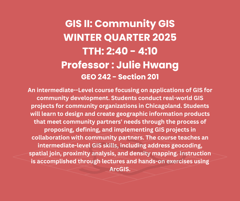 Geography and GIS Winter 2025 Courses